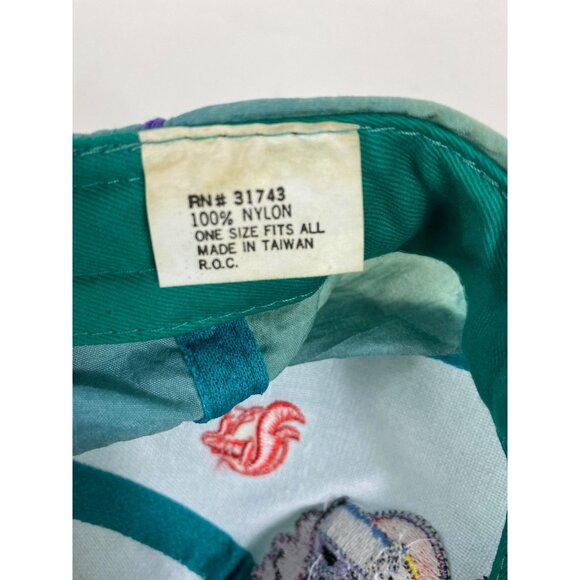VTG Raging River Schlitterbahn Embroidered Velcro Dad Hat Teal/Purple OS F214 - Picture 5 of 7